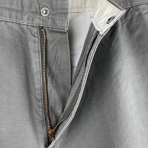 Columbia Men Gray Canvas Authentic Outdoor Active Utility Work Pants 36 X 32 - Picture 4 of 7
